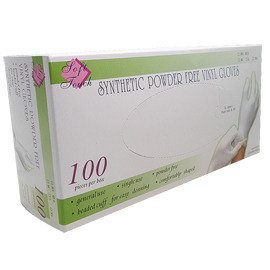 零蛋白-無粉PVC衛生手套/工作手套/檢診手套  (100入)
